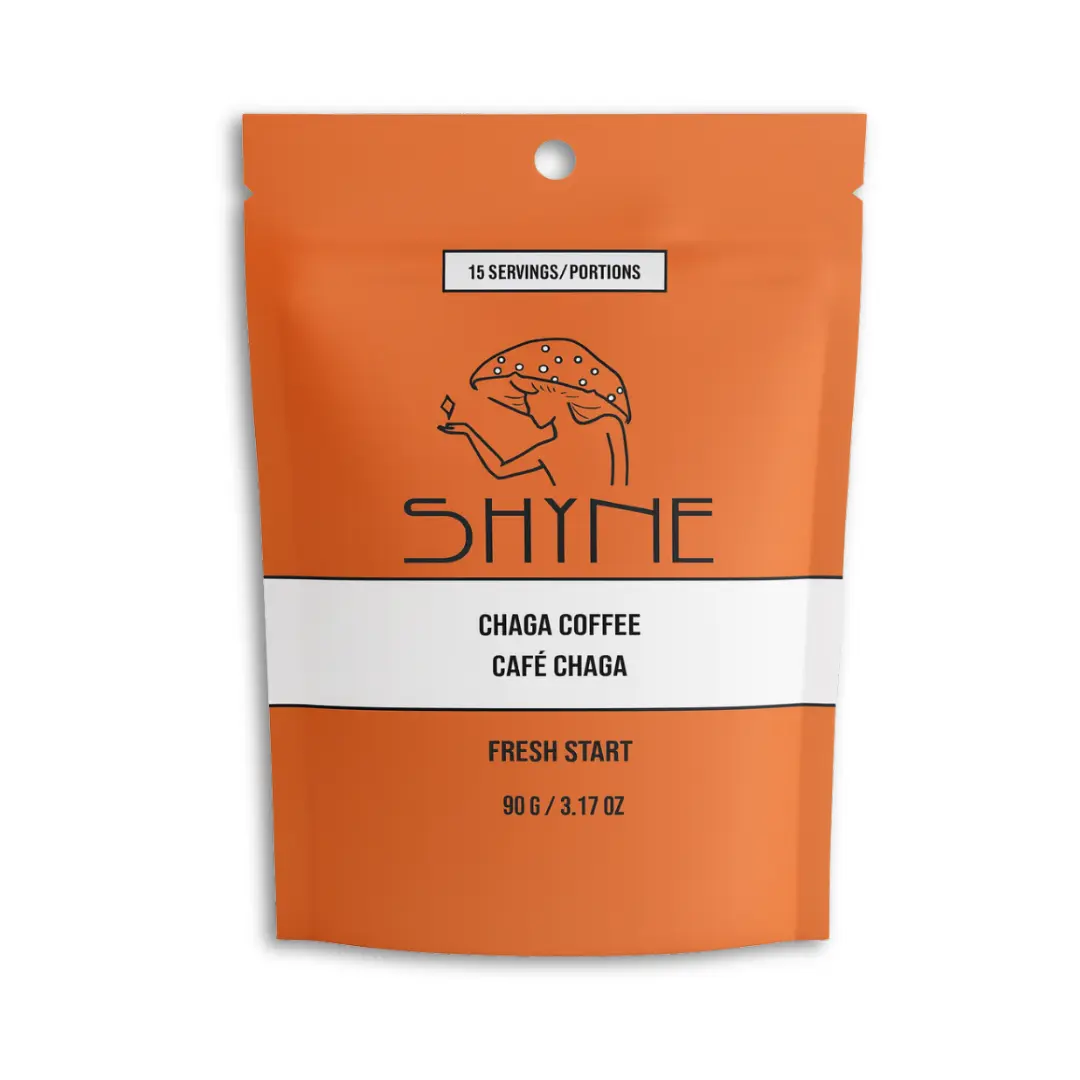 shyne chaga mushroom coffee