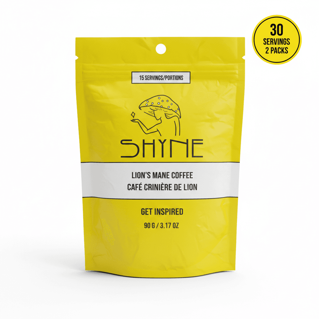 Shyne Lion's Mane Coffee 30 cups - Focus Blend