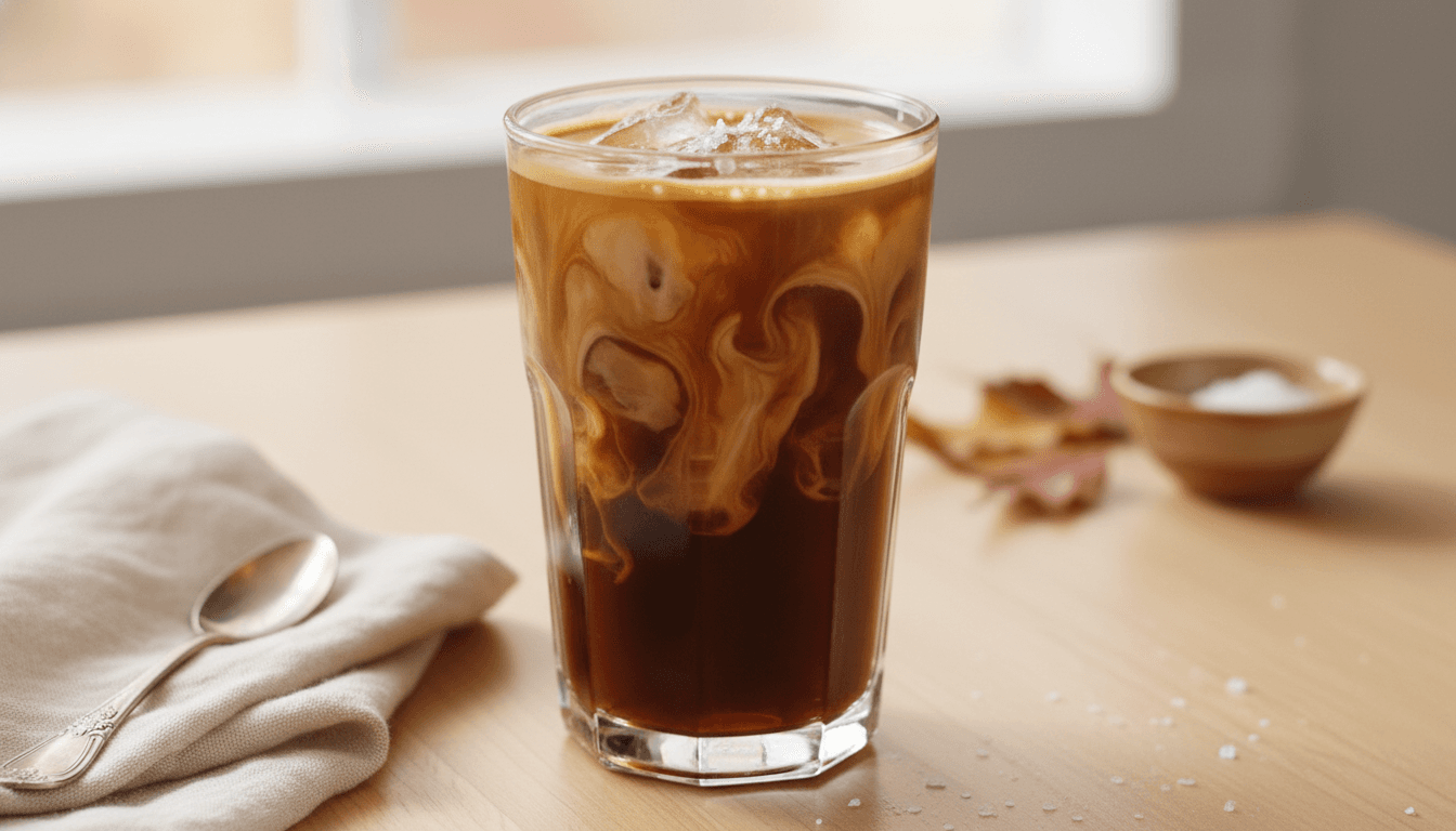 Salted caramel cold brew