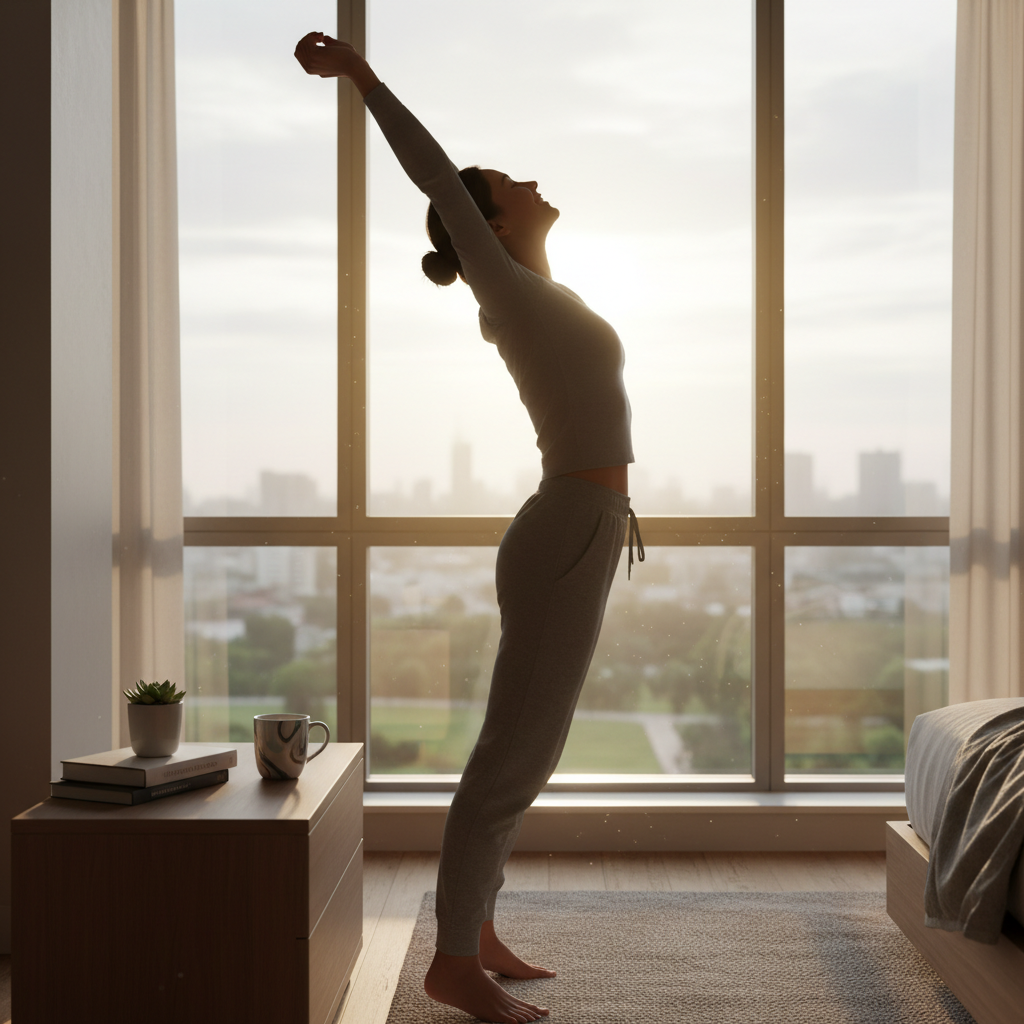 Energizing morning coffee with chaga mushroom