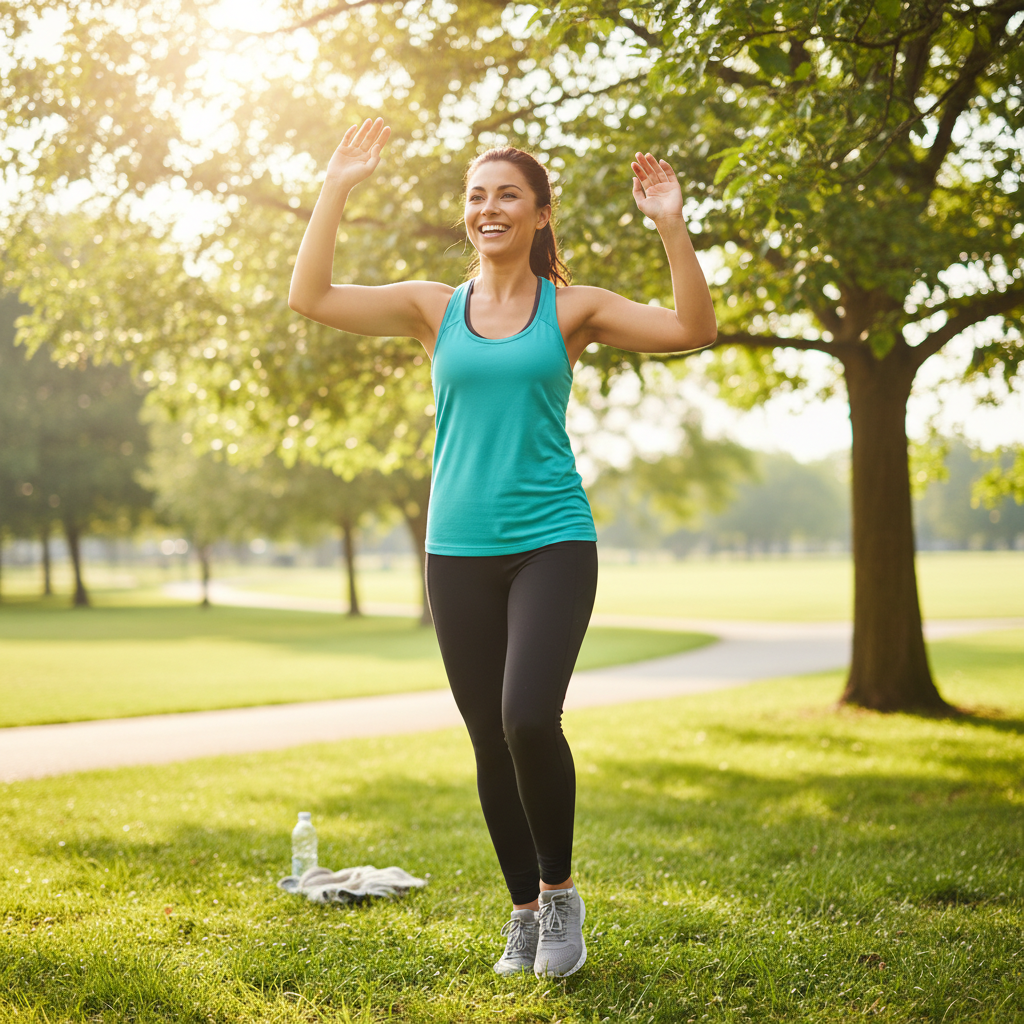 Healthy person enjoying mushroom coffee for immune wellness