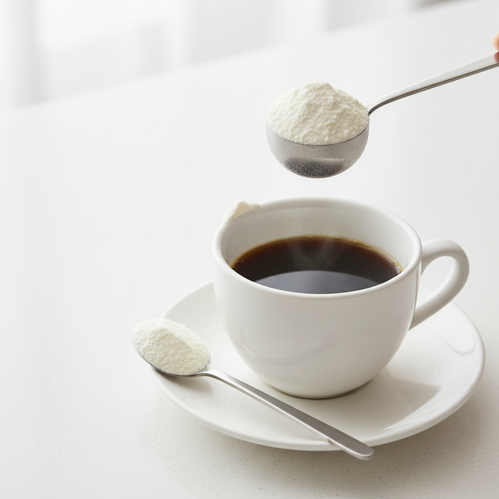 Balanced mushroom coffee intake