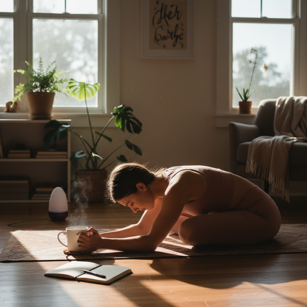 Active lifestyle with mushroom coffee for weight management