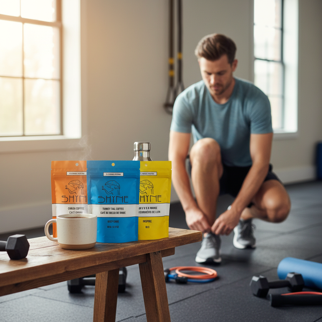 Shyne mushroom coffee product